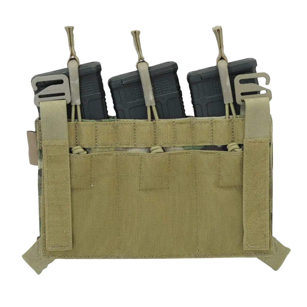 AG3 Placard Triple Mag Pouch Multicam Backside