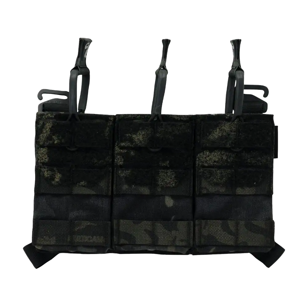 AG3 Placard Triple Mag Pouch Multicam Black Without Mags