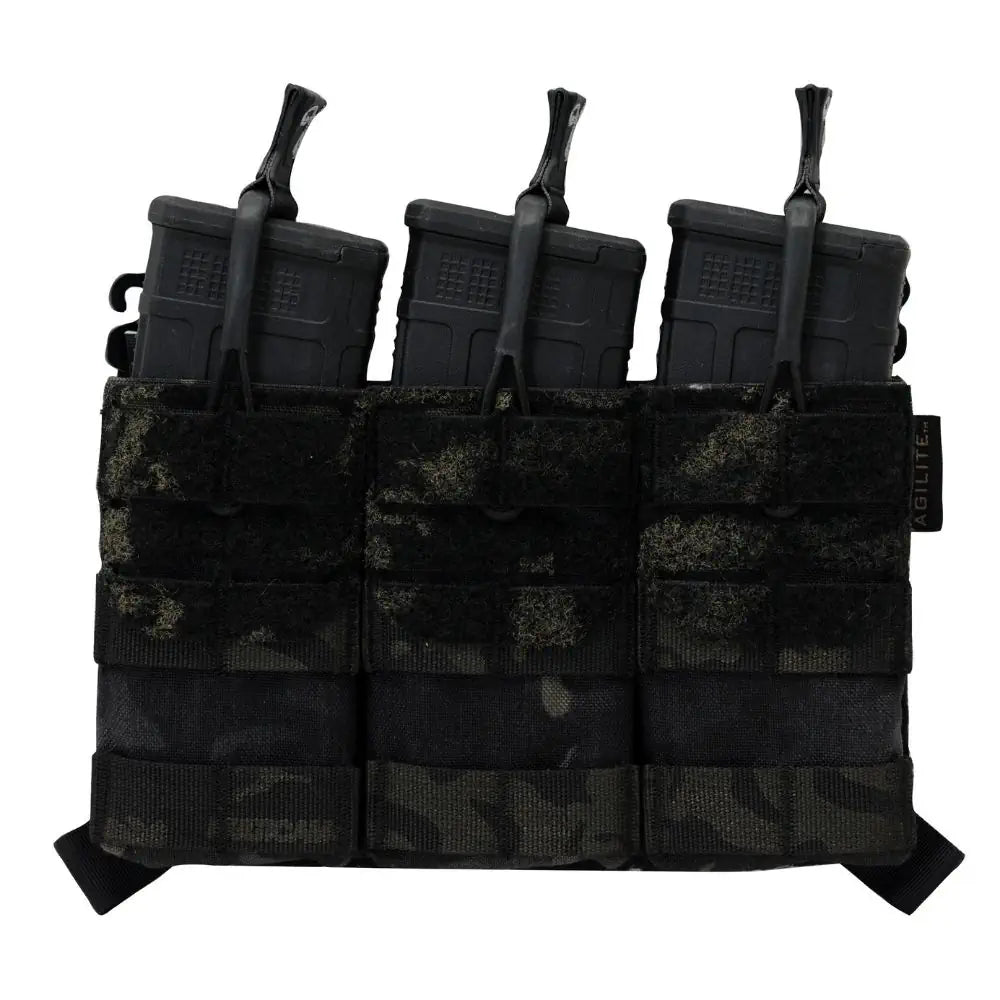 AG3 Placard Triple Mag Pouch Multicam Black