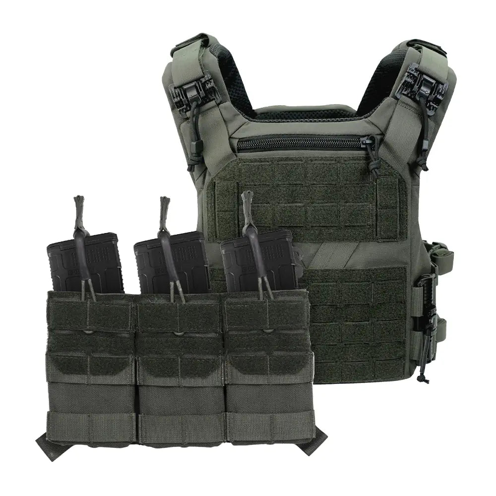 K19 Plate Carrier + FREE AG3 MOLLE 3 Mag Pouch