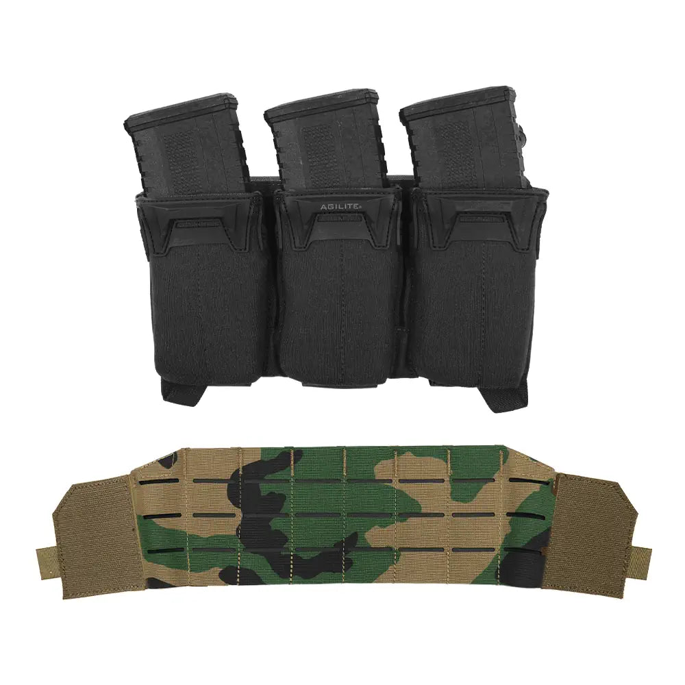 Pincer™ Placard Multi-Caliber + M81 Woodland 2nd Layer MOLLE