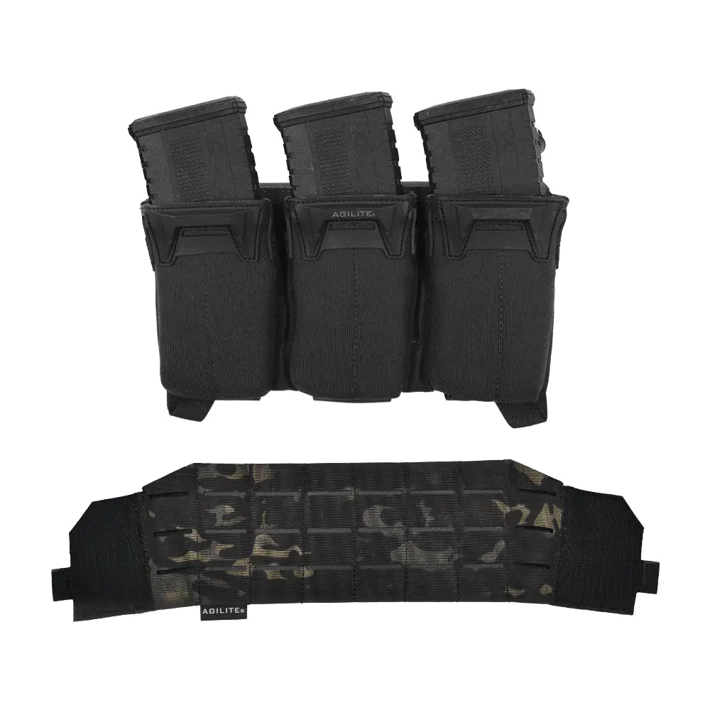 Multi Placard Pincer™ Placard Multi-Caliber + Multicam Black 2nd Layer MOLLE