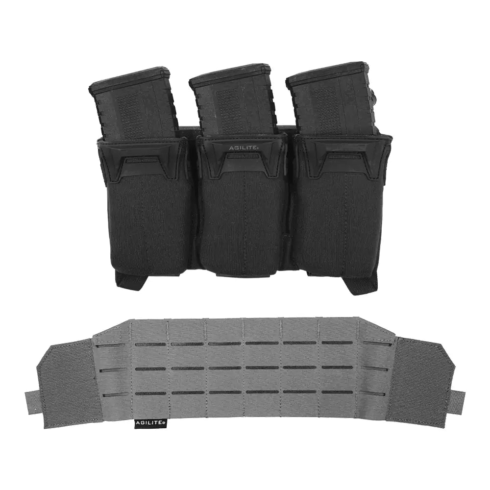 Pincer™ Placard Multi-Caliber + Wolf Grey 2nd Layer MOLLE