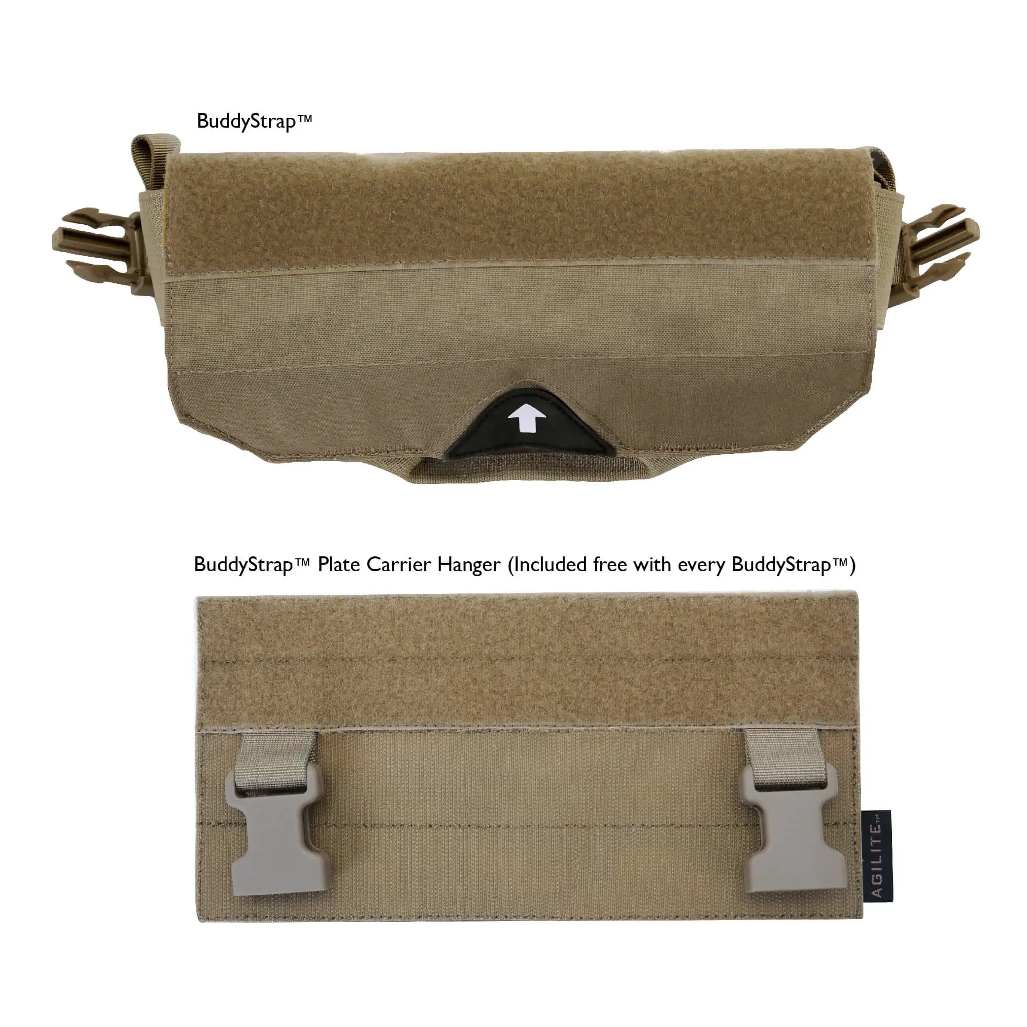 BuddyStrap™ Injured Person Carrier Coyote Tan + Hanger