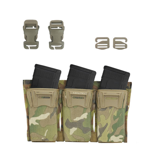 Plate Carrier Placard - 5.56 Triple Mag Pouch in Multicam, Ranger Green ...